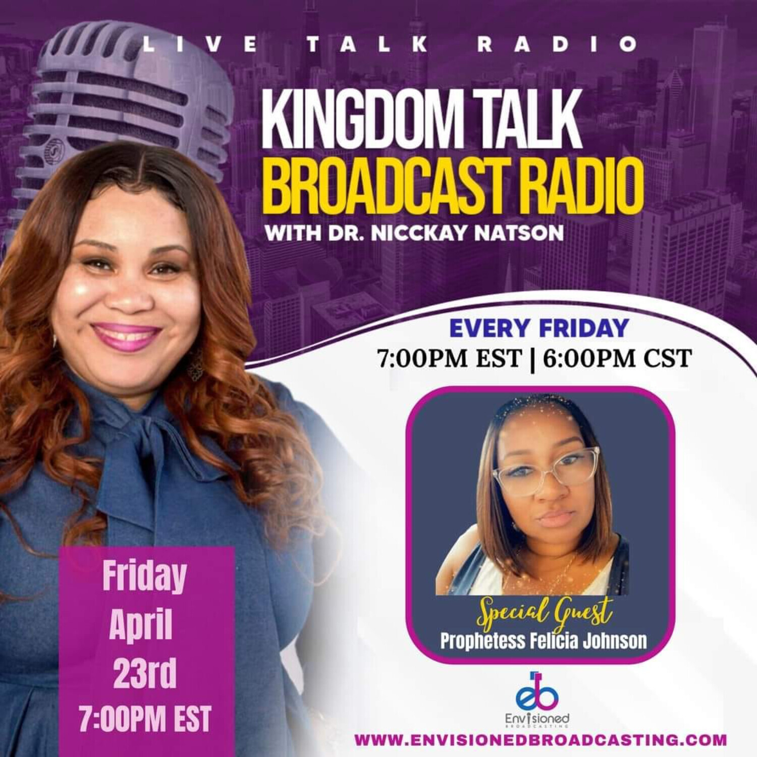 Kingdom Talk Broadcast Radio with Dr. Nicckay Natson