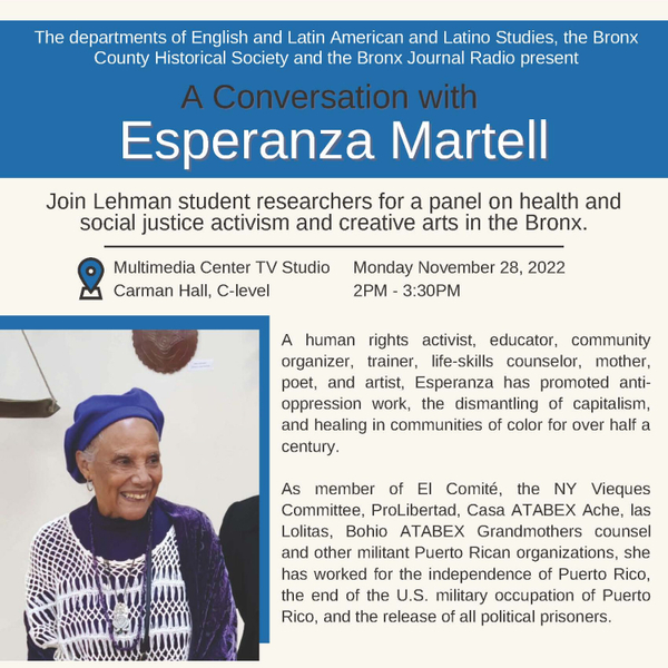 Working Towards Justice and Healing: Q&A with Esperanza Martell  artwork