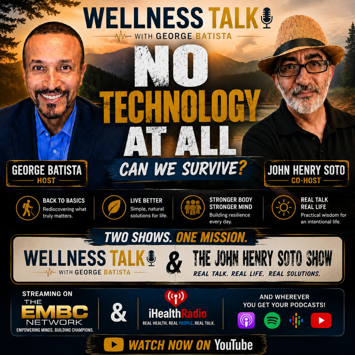 No Technology at ALL - Can we survive with John Henry Soto and George Batista episode artwork