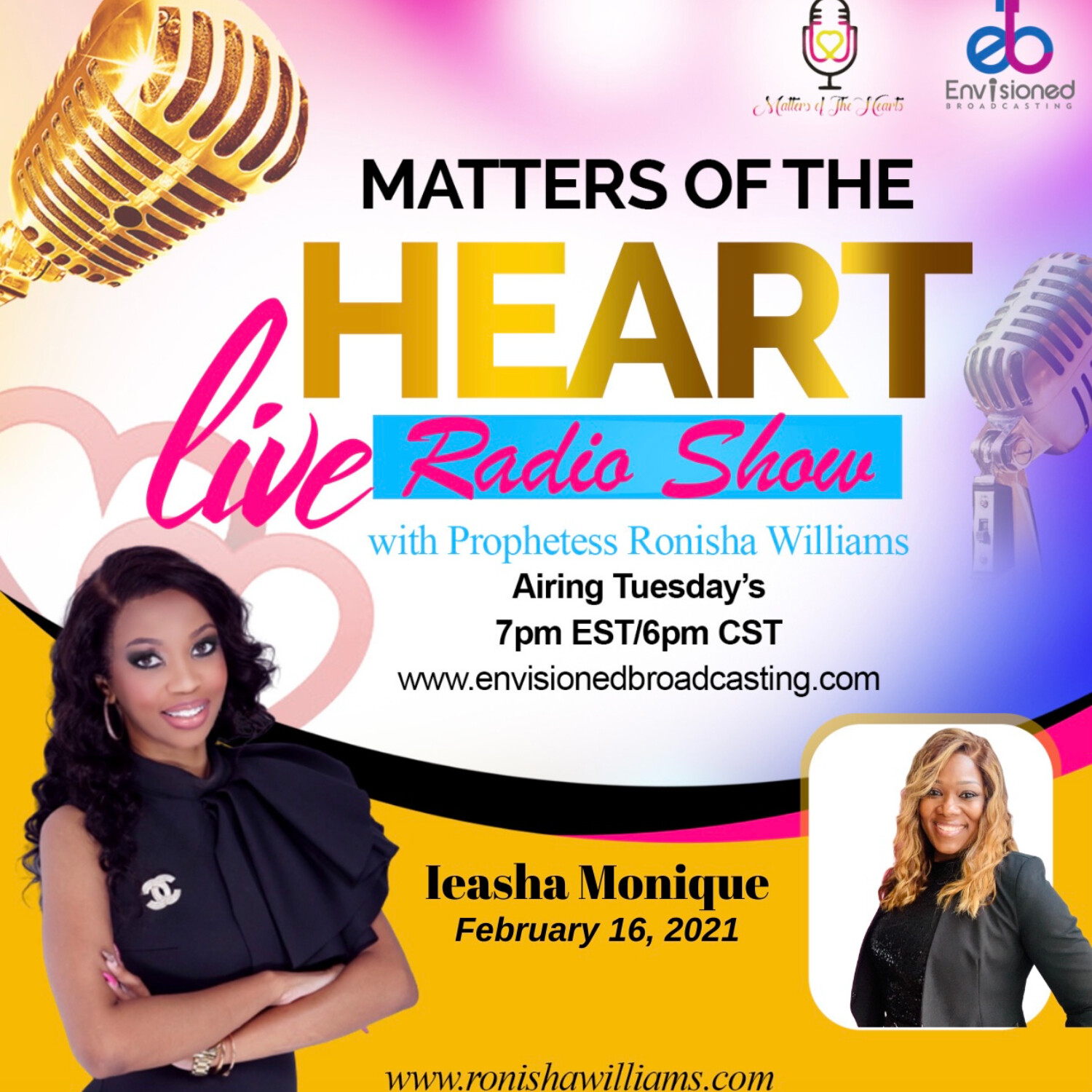 Matters Of The Heart with Prophetess Ronisha Williams