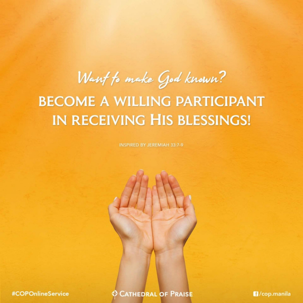 Jeremiah 33:7 to 9- Want to Make God Known? artwork