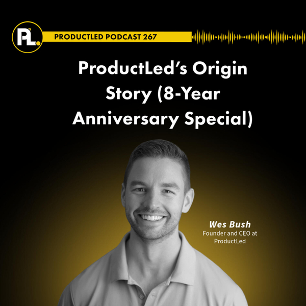 ProductLed’s Origin Story (8-Year Anniversary Special) artwork