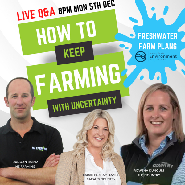 How to keep farming with uncertainty  I  Freshwater Farm Plans & Intensive Winter Grazing artwork