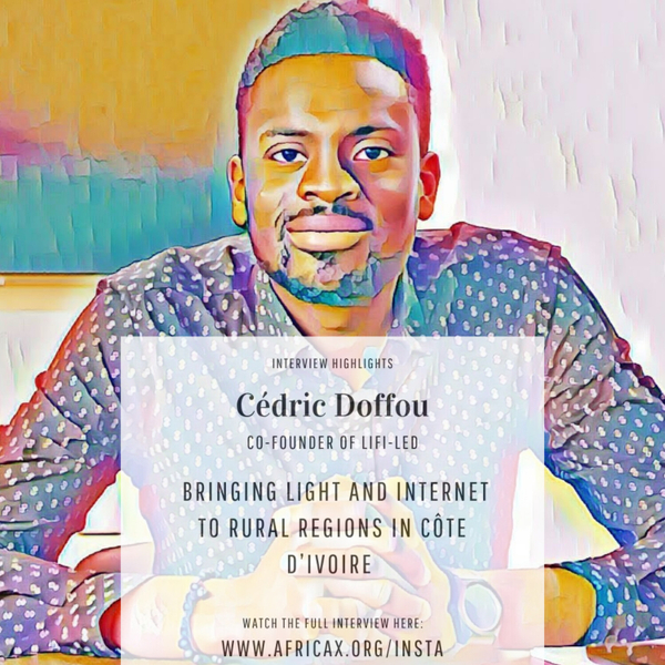 LiFi-Led: Bringing Light and Internet to rural regions in Côte d’Ivoire with Cédric Doffou artwork