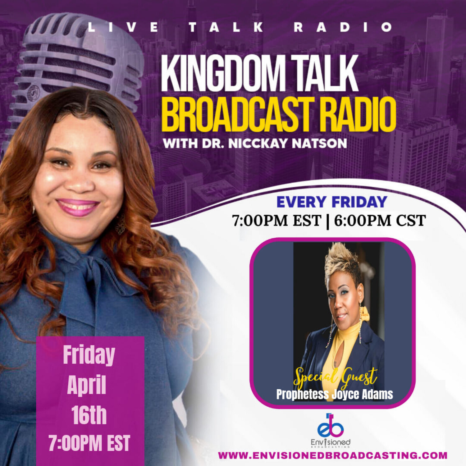 Kingdom Talk Broadcast Radio with Dr. Nicckay Natson
