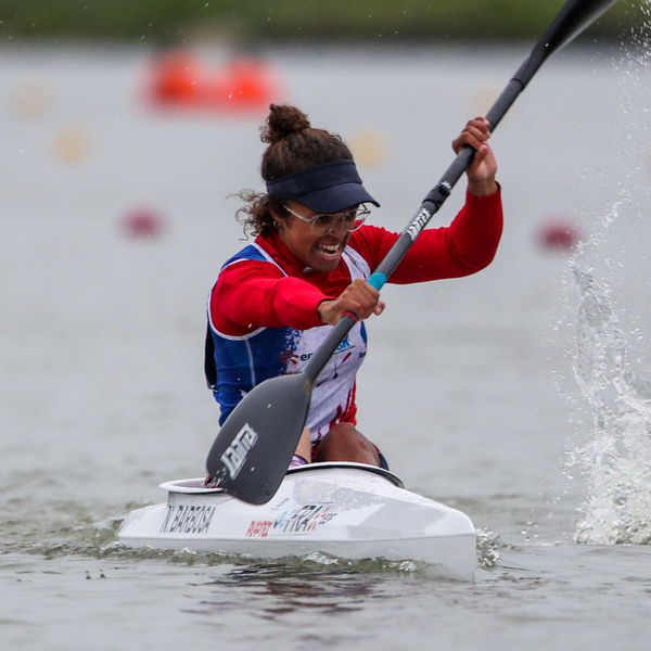 French paracanoe athlete Nelia Barbosa artwork