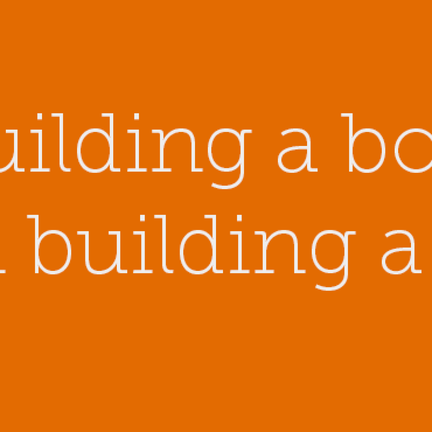 3 - Why I’m building a body of work rather than building a business - podcast episode cover