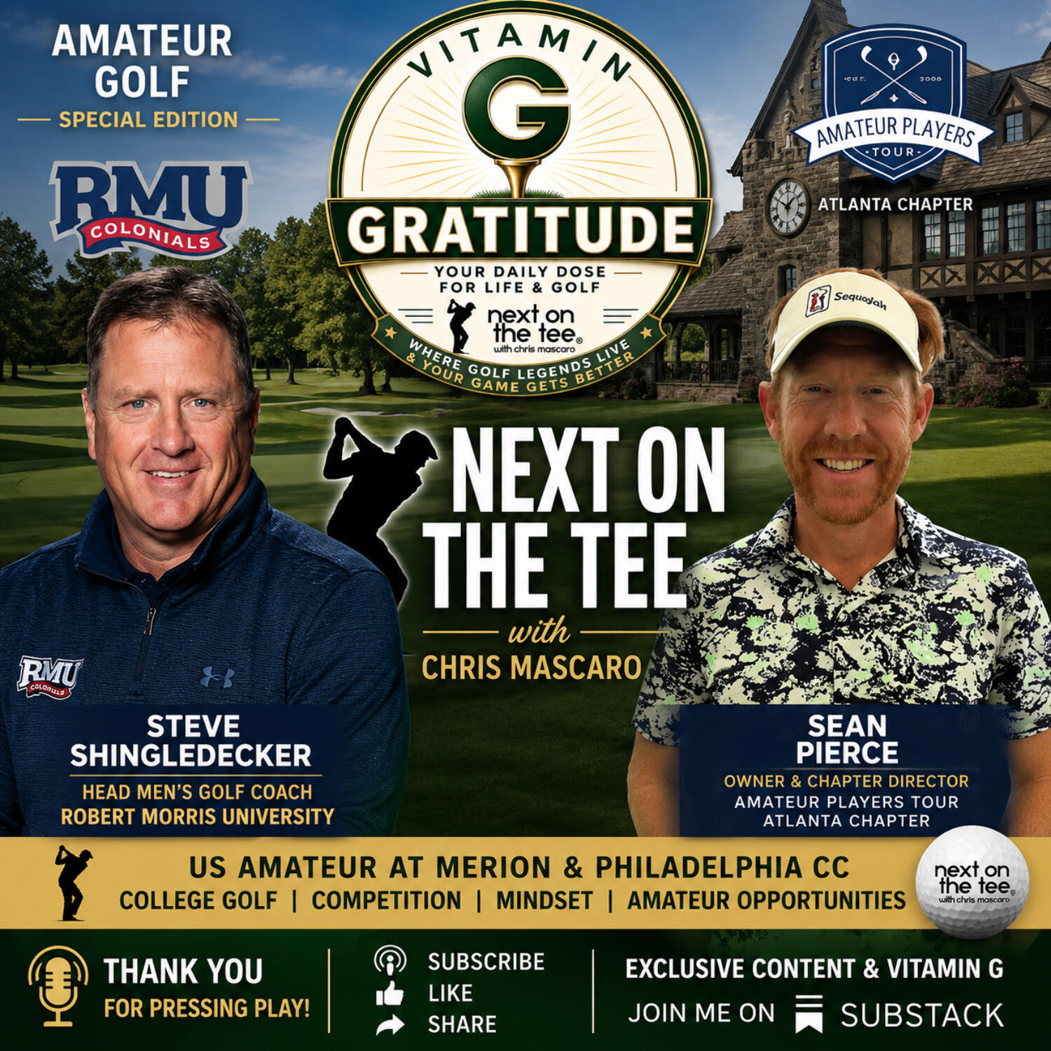 U.S. Amateur Week: Inside the Ropes at Merion + Competitive Amateur Golf for the Rest of Us episode artwork