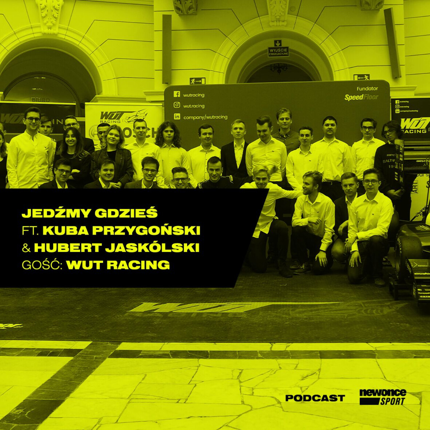 #12 WUT Racing. Inżynierowie bolidu Formuły Student