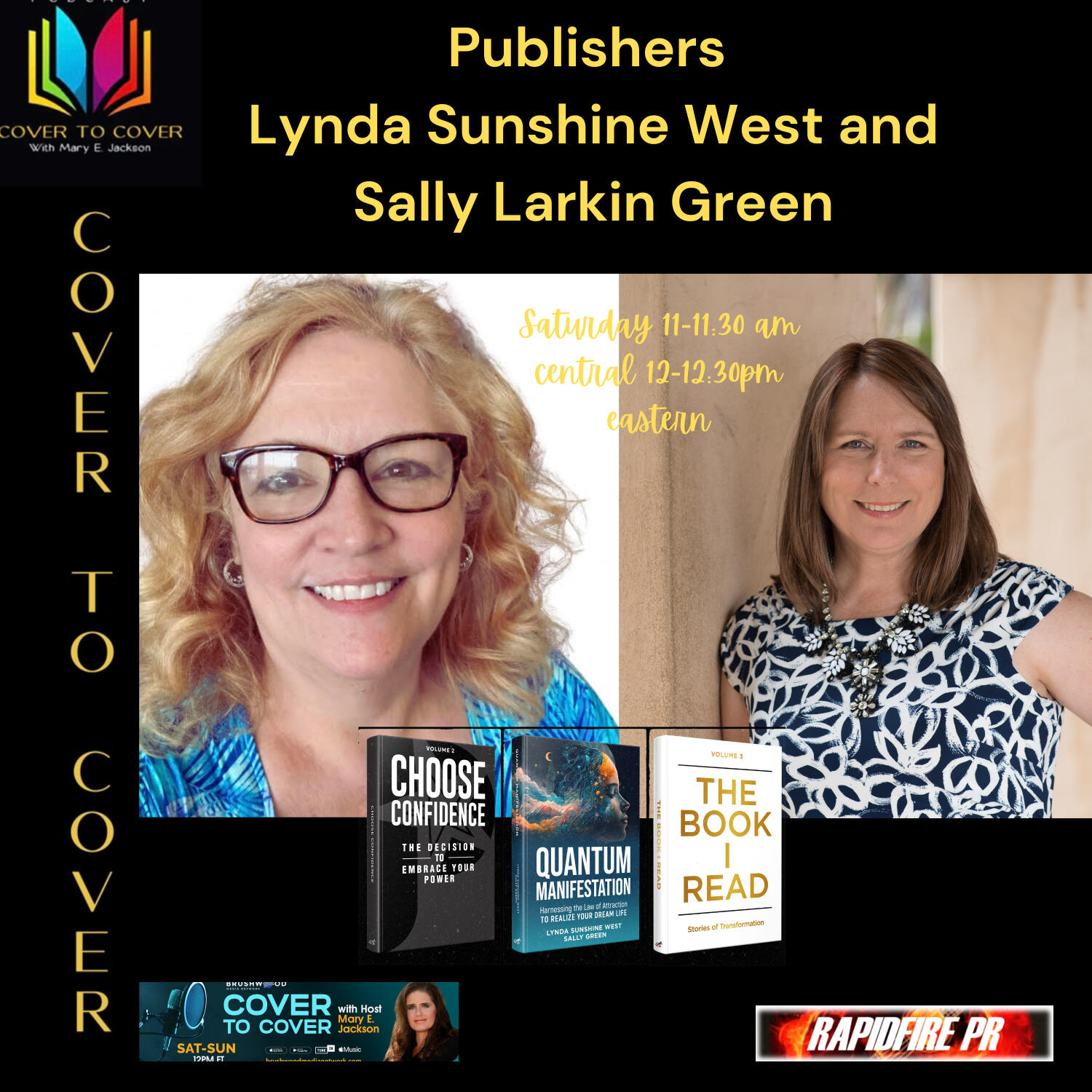 Lynda Sunshine West and Sally Larkin Green-Action Takers Publishing- Helping 5 million people tell their stories