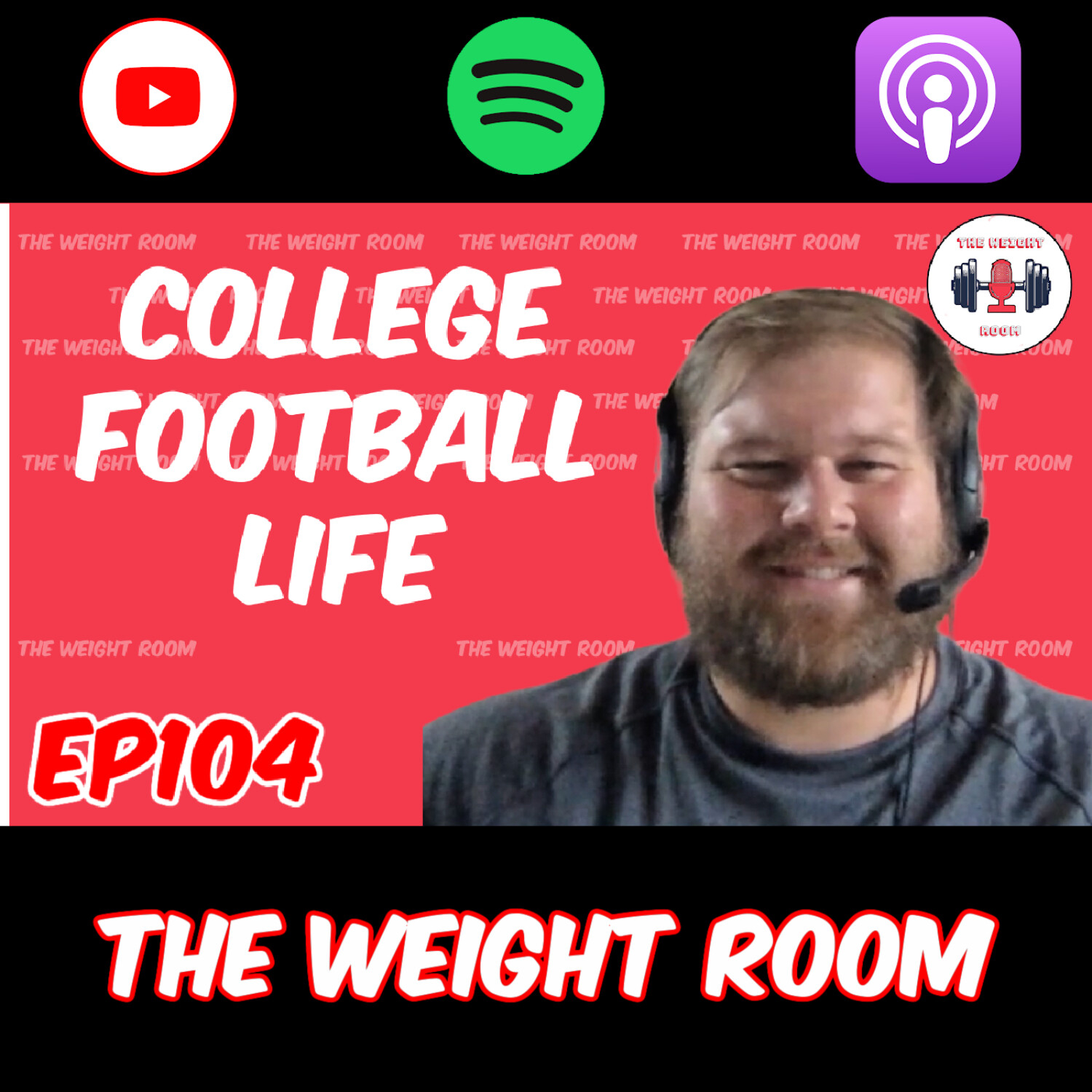 cover of episode EP104: Training for College Football vs Strongman w/ Alex Kelley