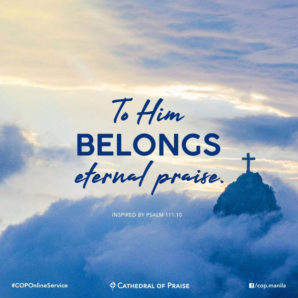 Psalm 111:10- To HIM Belongs Eternal Praise artwork