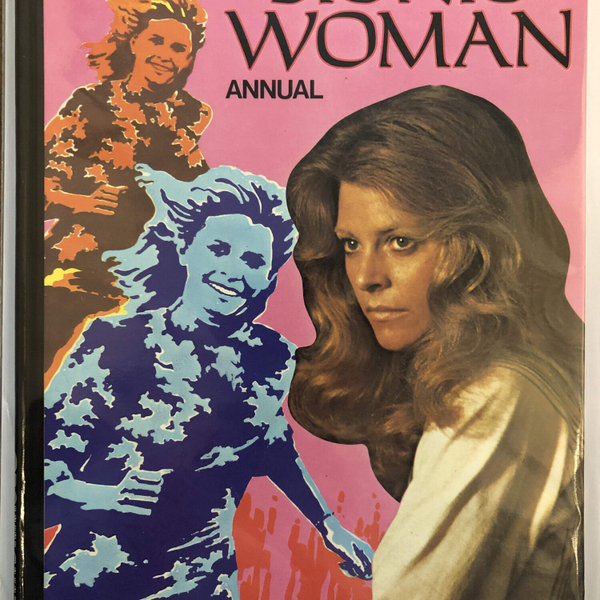 Bionic Woman show history with audio clips, fembots & collectibles to celebrate the Blu Ray debut release artwork