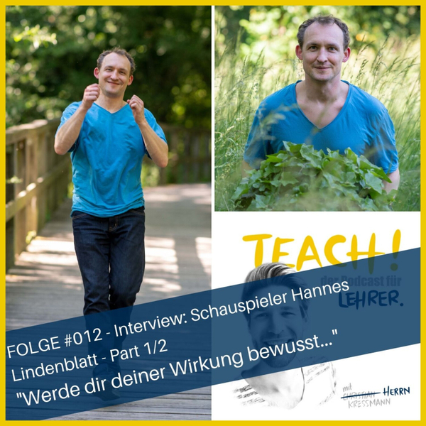 Folge #012 - Interview: Schauspieler Hannes Lindenblatt über Selbstbewusstsein 1v2 artwork