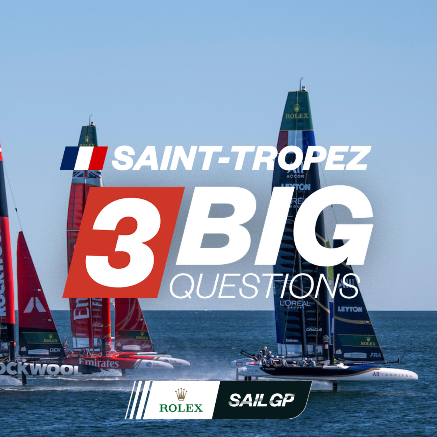 3 Big Questions | The Preview Ahead of SailGP in Saint-Tropez