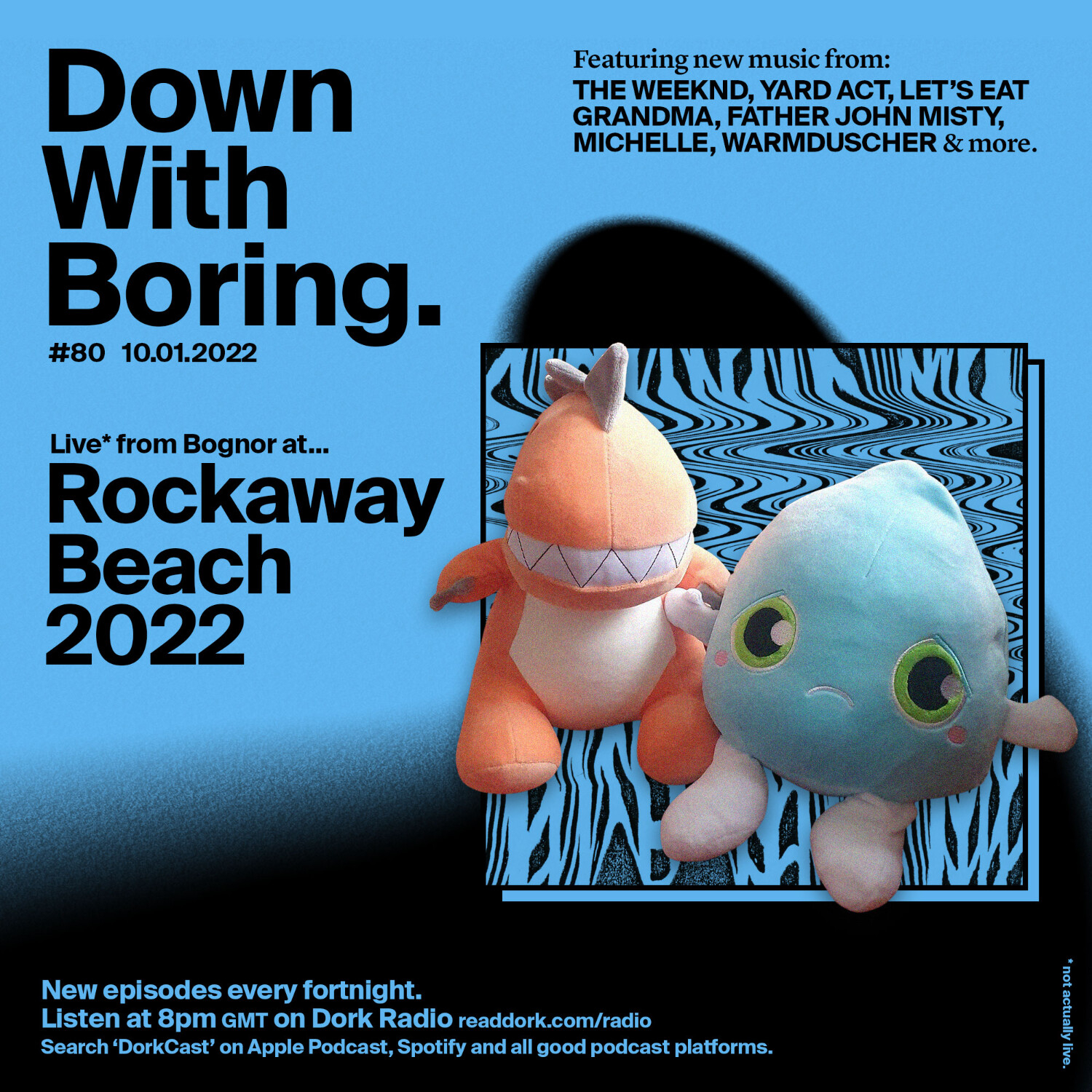 cover of episode Down With Boring #0080: &#039;Live&#039; from Rockaway Beach