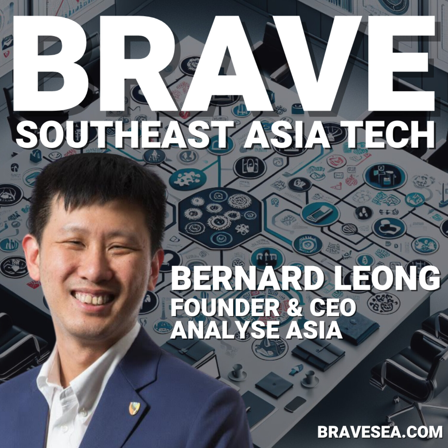 cover of episode Bernard Leong: Astrophysics PHD to Serial Founder, Disrupting Extractive Enterprise Resource Planning (ERP) Systems & Startup vs. Family Career Decisions - E393