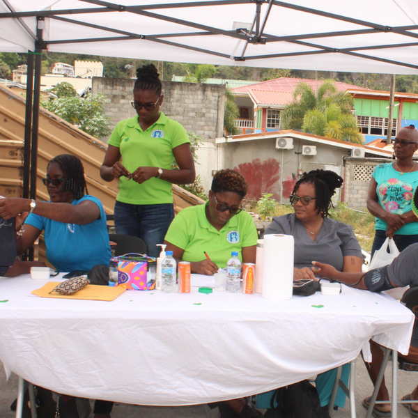 Stress Awareness Pop-Up Health Fair Expands Access to Mental Health Support in Soufriere artwork