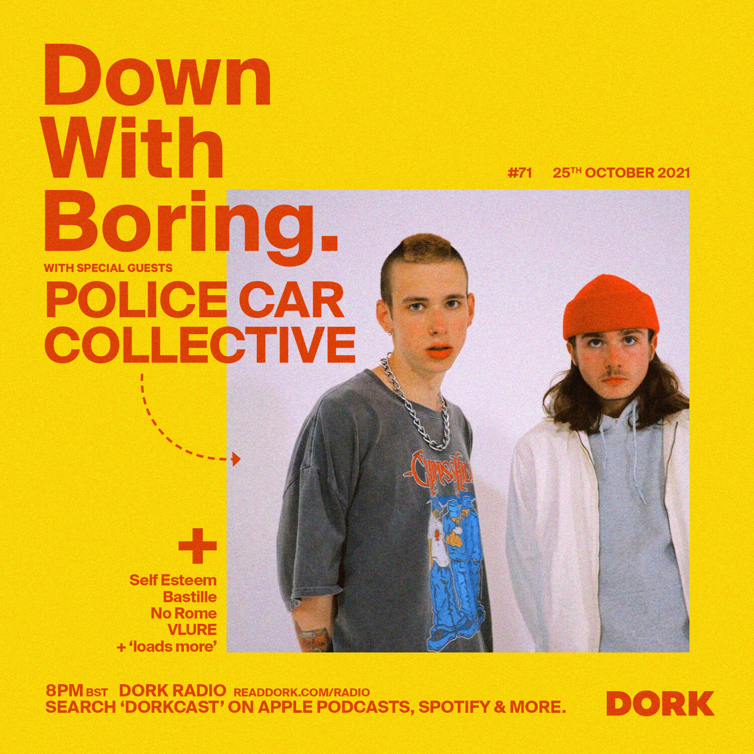 cover of episode Down With Boring #0071: Police Car Collective