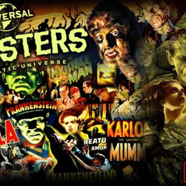 Top movie & TV MONSTERS & a monster TRIVIA QUIZ, part 1 + Al & Tom stop by towards the end + artwork