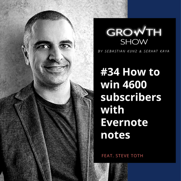 #34 How to win 4600 subscribers with Evernote notes artwork