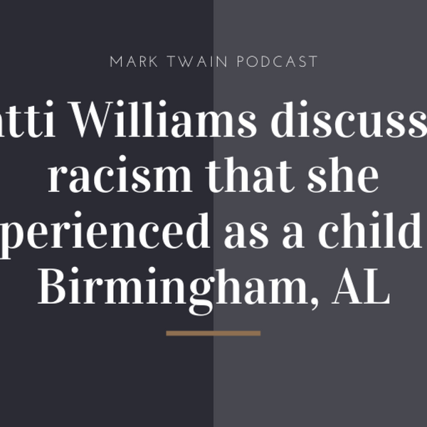 Patti Williams discusses racism that she experienced as a child in Birmingham, AL artwork