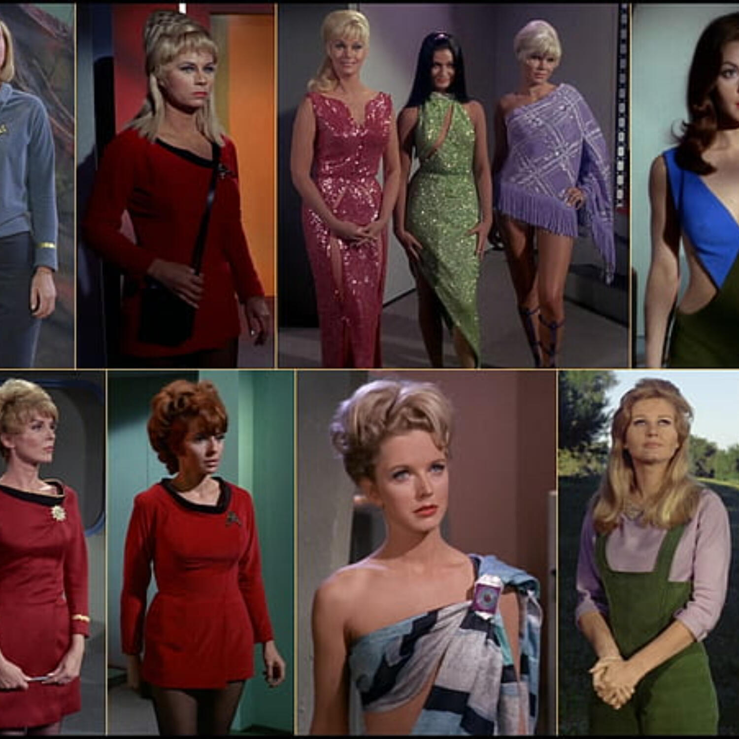 The starlets of original "Star Trek" season 1 (1966-1967), part 2 + more nerdy nostalgia+ The "X" horror trilogy episode artwork