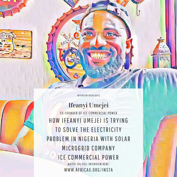 How Ifeanyi Umejei tackles the electricity problem in Nigeria with ICE Commercial Power artwork