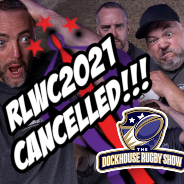 RLWC 2021 Cancelled! - Rugby League World Cup artwork