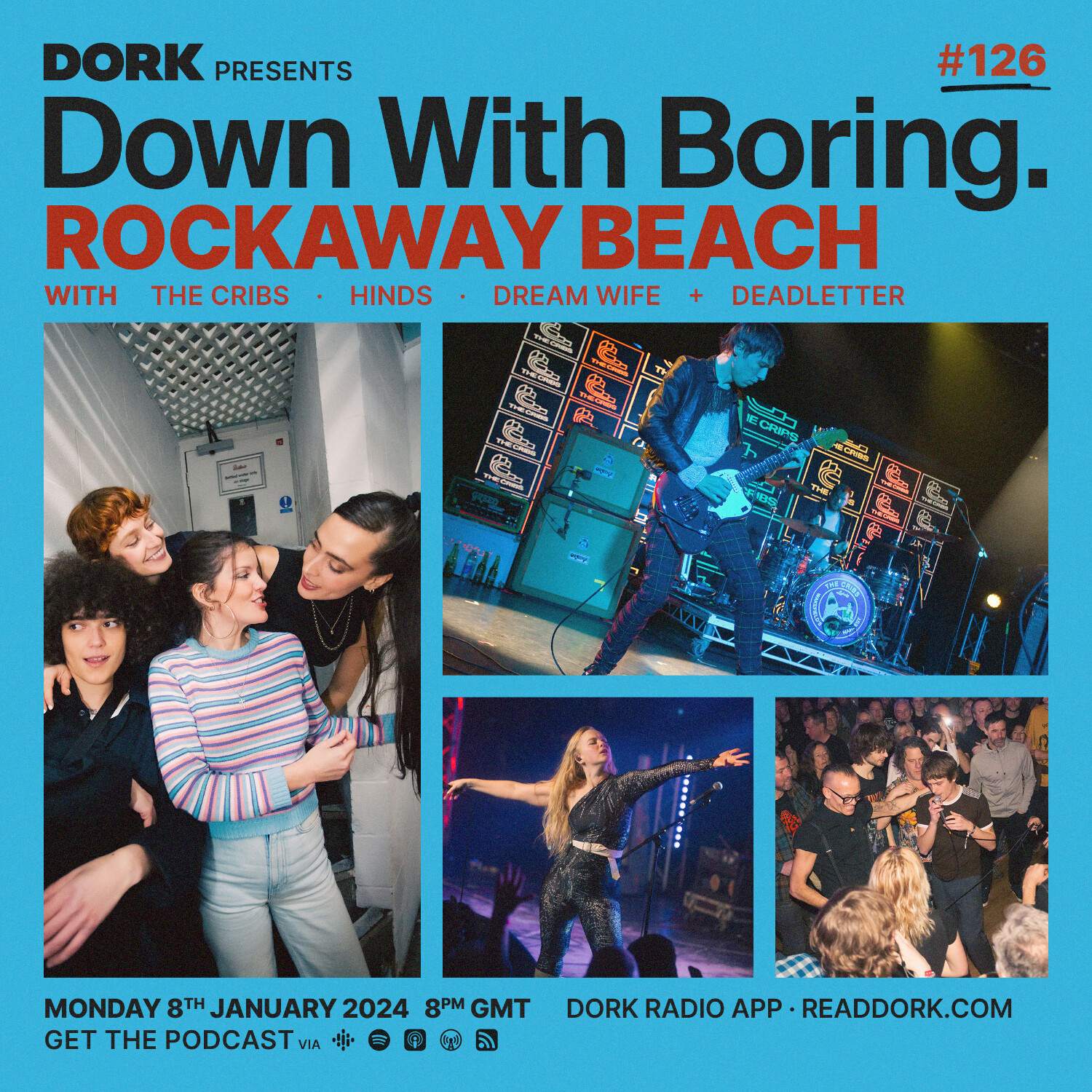 cover of episode Down With Boring #0126: Rockaway Beach 2024
