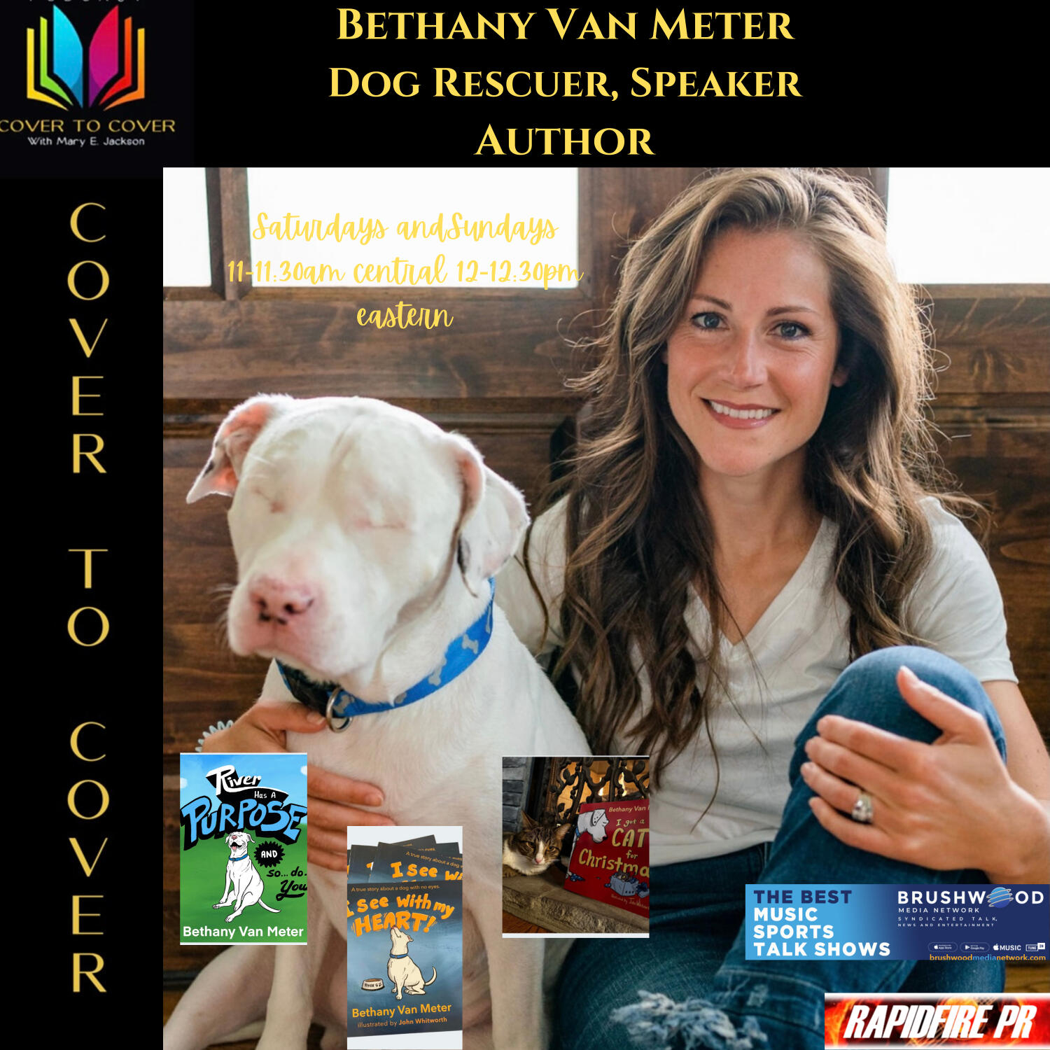 Bethany Van Meter-Changing People's Lives With Her Rescue, River the Dog with No Eyes