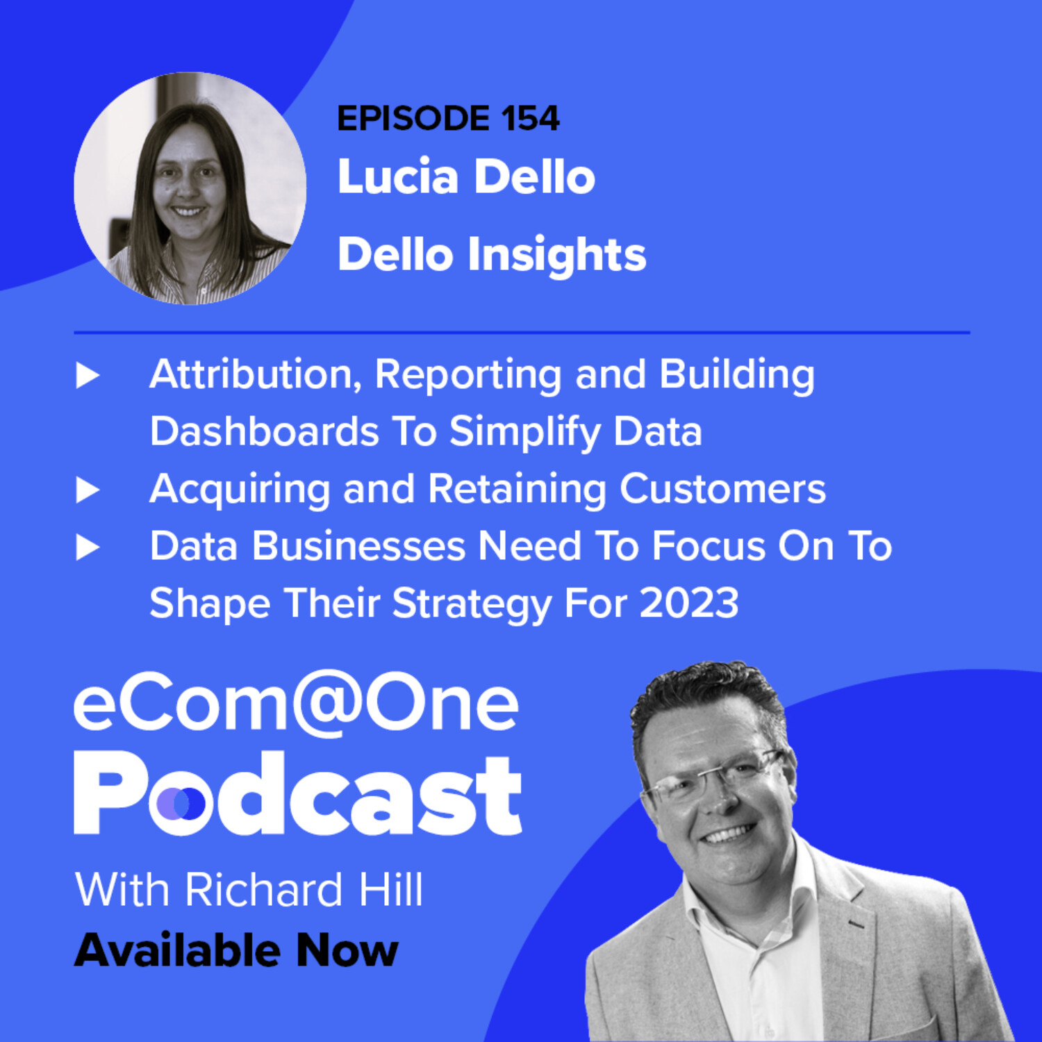 E154: Lucia Dello - Simplifying Data Analysis With Clean And Easy To Understand Dashboards episode artwork