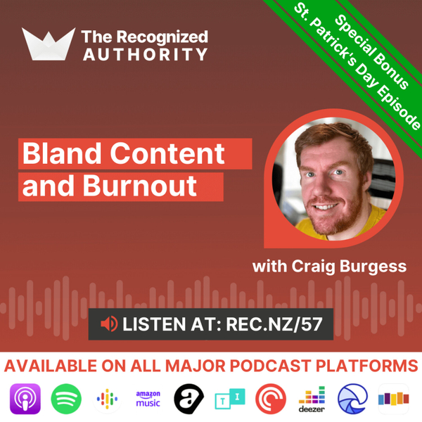 Bland Content and Burnout with Craig Burgess artwork