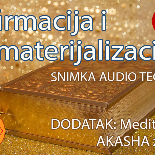 Afirmacija i materijalizacija - najava online tečaja artwork