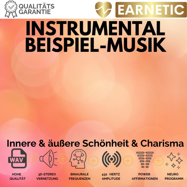 EARNETIC Innere & äußere Schönheit & Charisma – Silent Subliminal Instrumental artwork