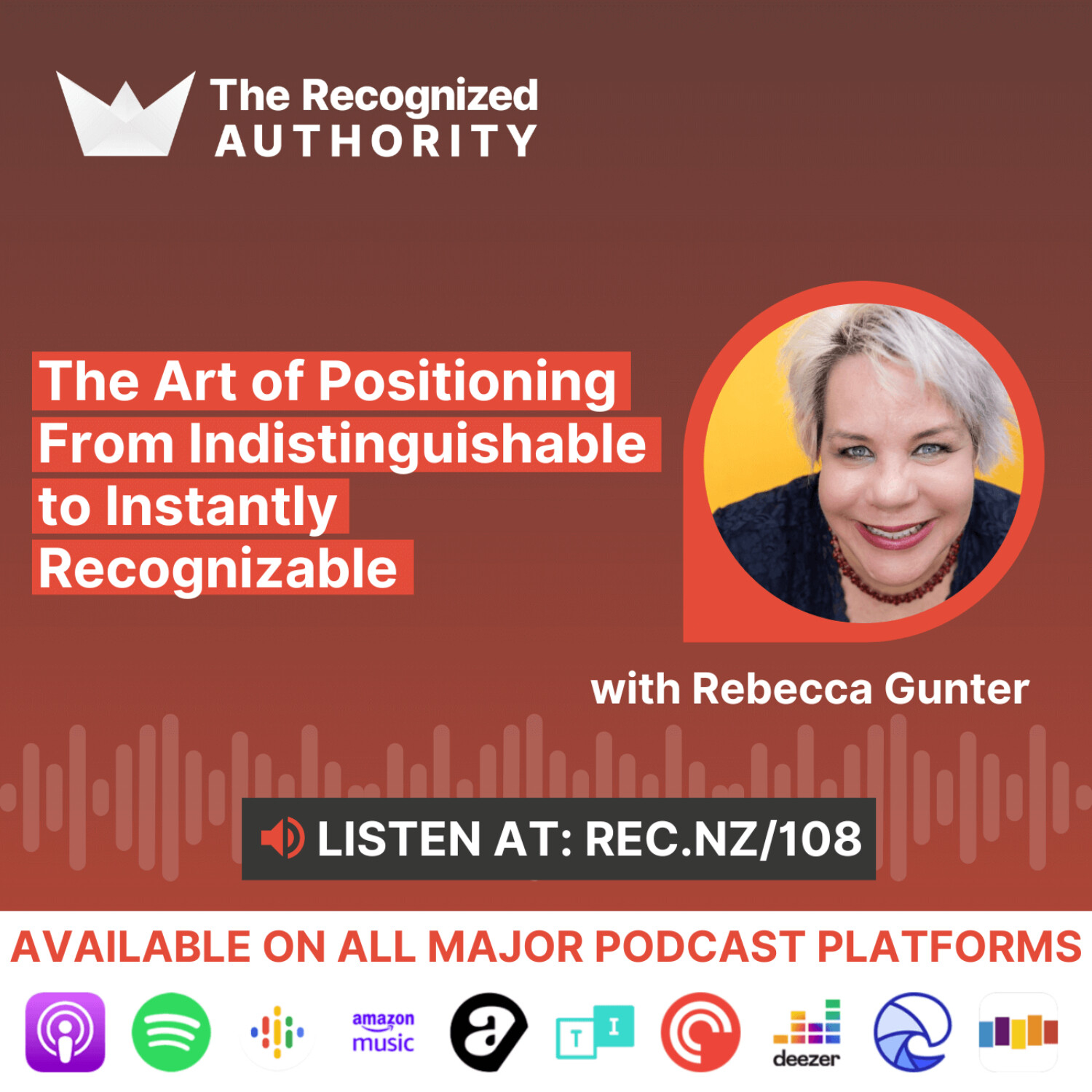 The Art of Positioning From Indistinguishable to Instantly Recognizable with Rebecca Gunter episode artwork