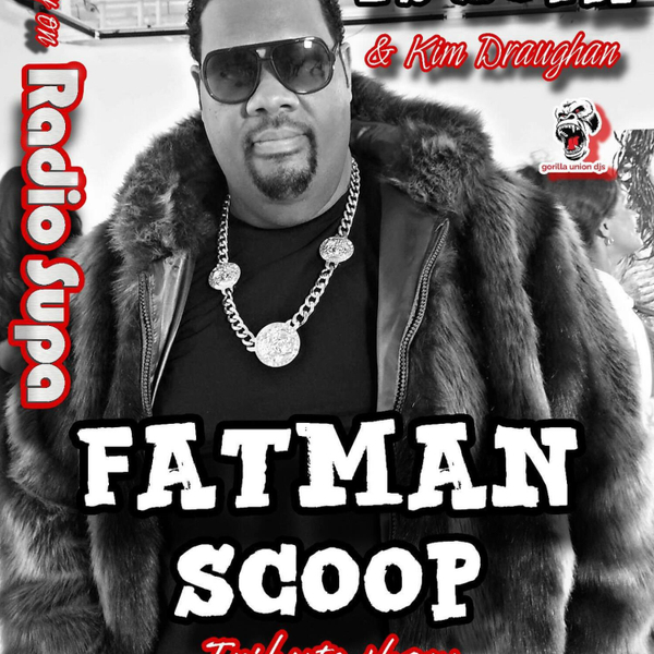 The @TjSupa Show Fatman Scoop Tribute artwork