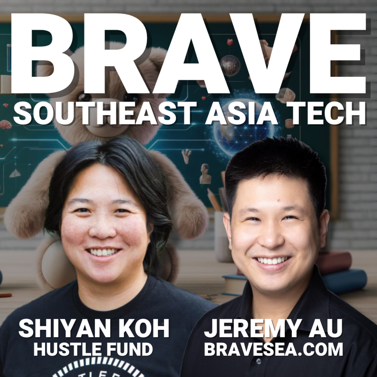 cover of episode Singapore vs. USA Education Systems, WEIRD AI Teddy Bears & US Senate $32B AI Investment Bill with Shiyan Koh - E428