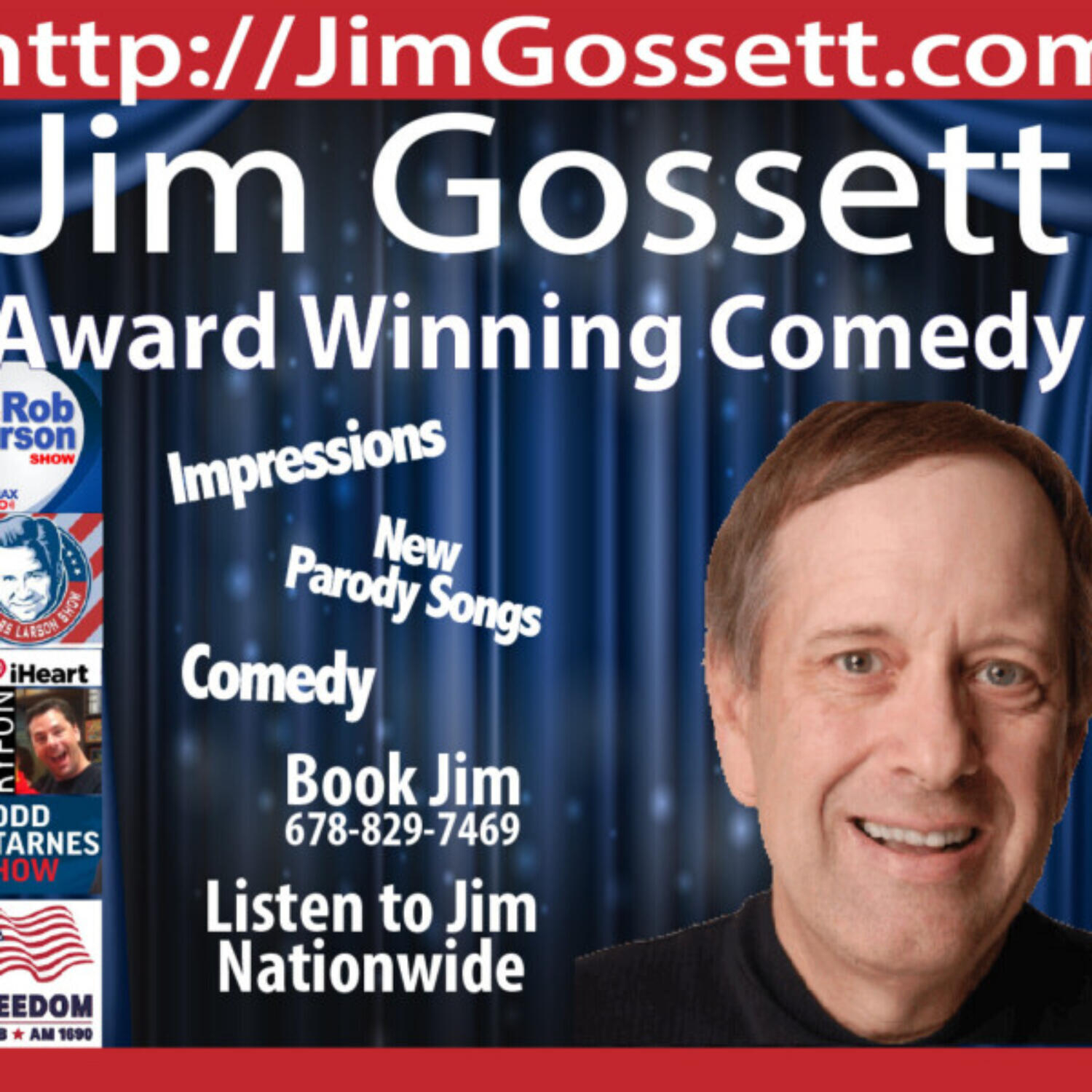 Guest: comedian Jim Gossett - The Nostalgic Podblast - Episode 13 episode artwork
