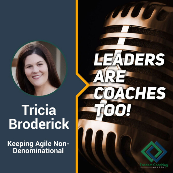 Leaders are Coaches too with Tricia Broderick artwork