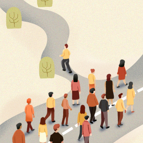 The Journey of Self-Discovery: Embracing the Road Less Traveled artwork