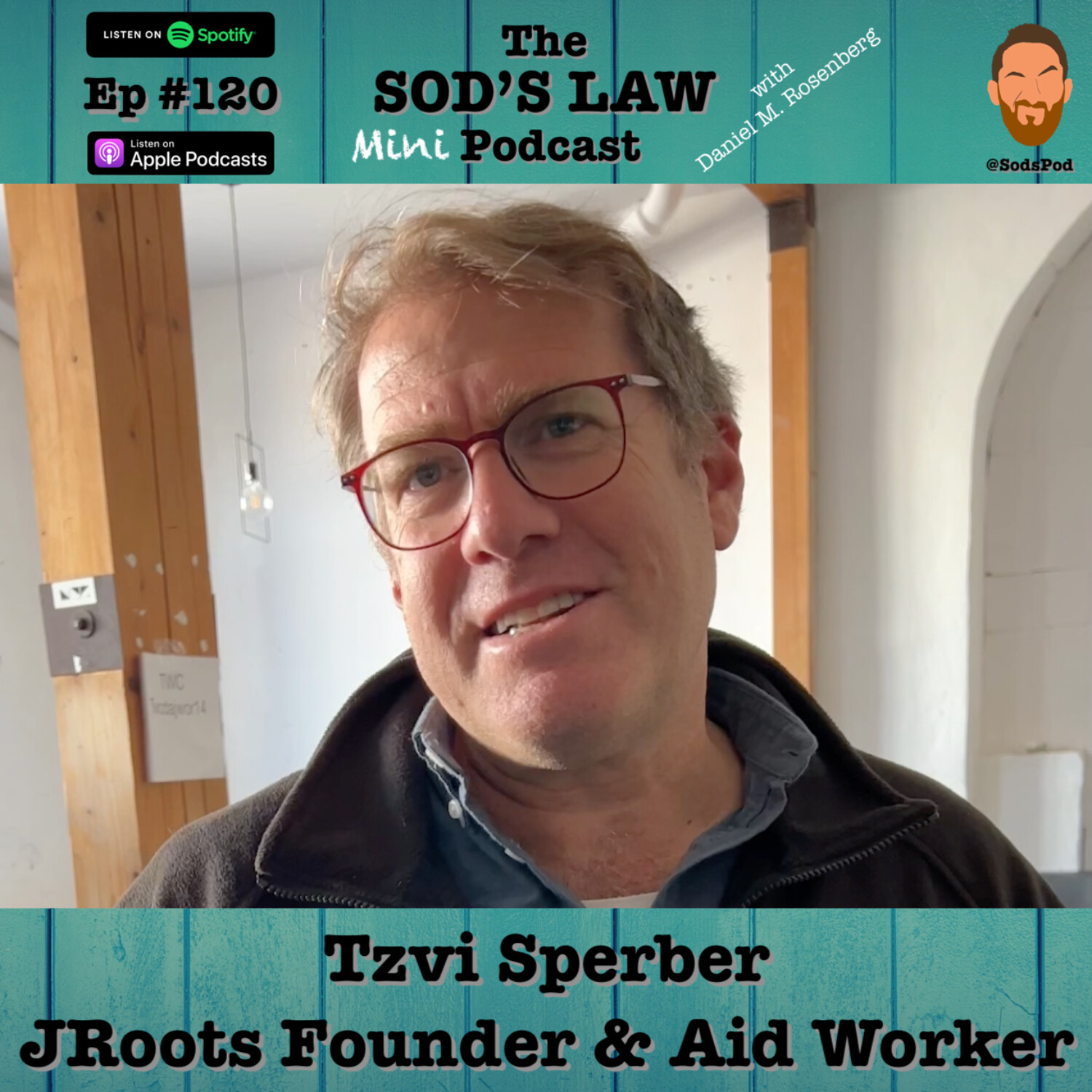 Bonus Ep: Ukrainian Refugee & Aid Worker Stories - Tzvi (JRoots Refugee Centre)