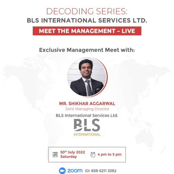 Episode 8: Management Talk with BLS International Ft. Shikhar Aggarwal artwork
