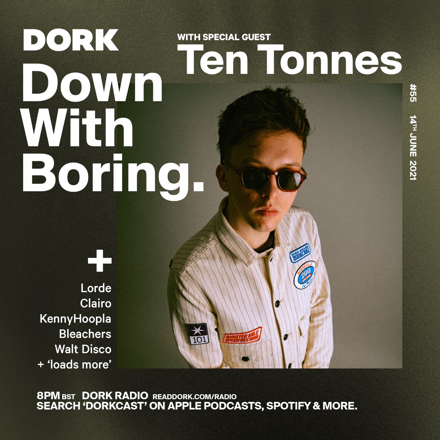 cover of episode Down With Boring #0055: Ten Tonnes