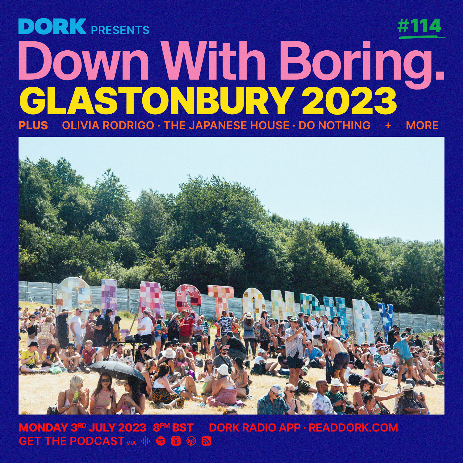 cover of episode Down With Boring #0114: Glastonbury 2023
