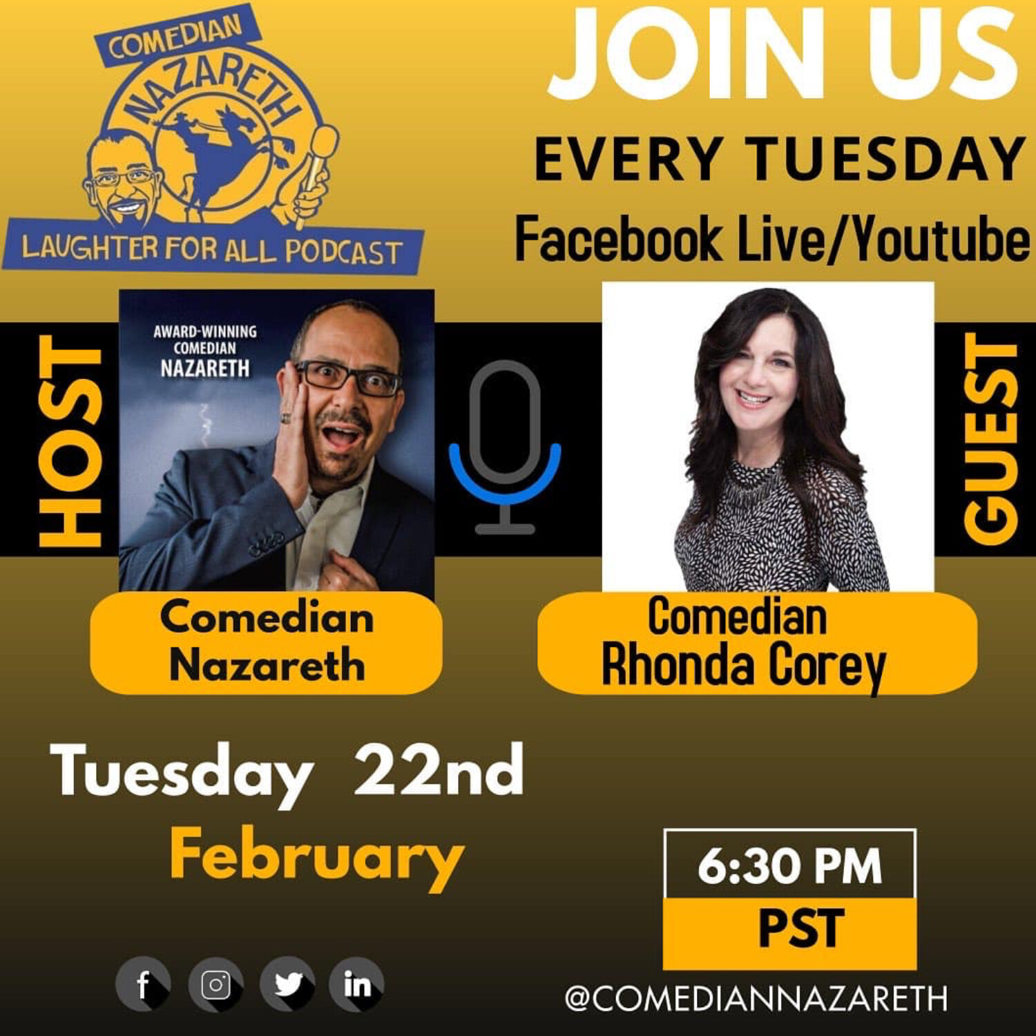 Do It Afraid with Comedienne Rhonda Corey.