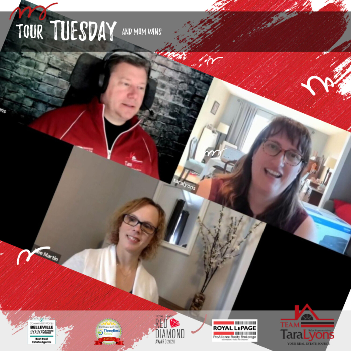 Tour Tuesday And Julie Gets Down To Business Tour Tuesday With Team Tara Lyons Podcast Co