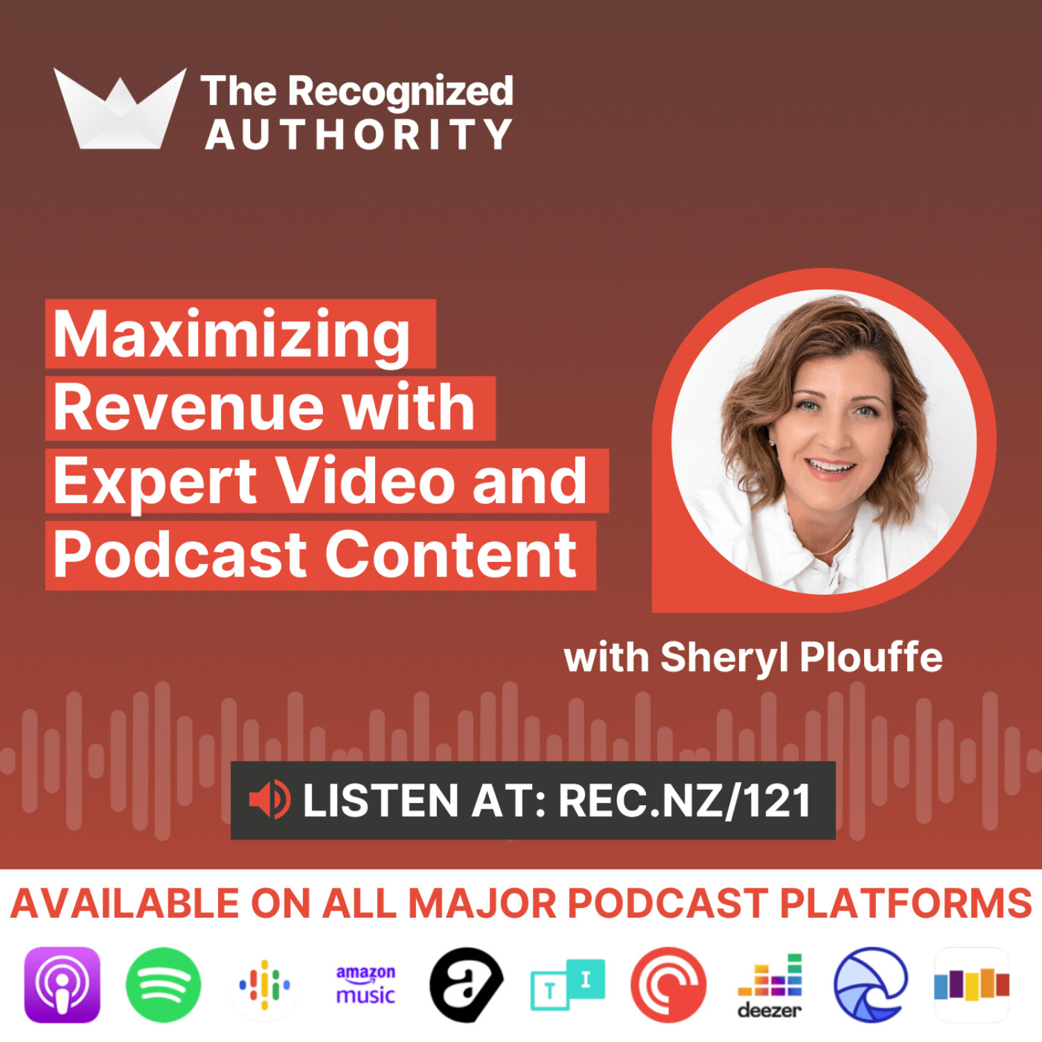 Maximizing Revenue with Expert Video and Podcast Content with Sheryl Plouffe episode artwork