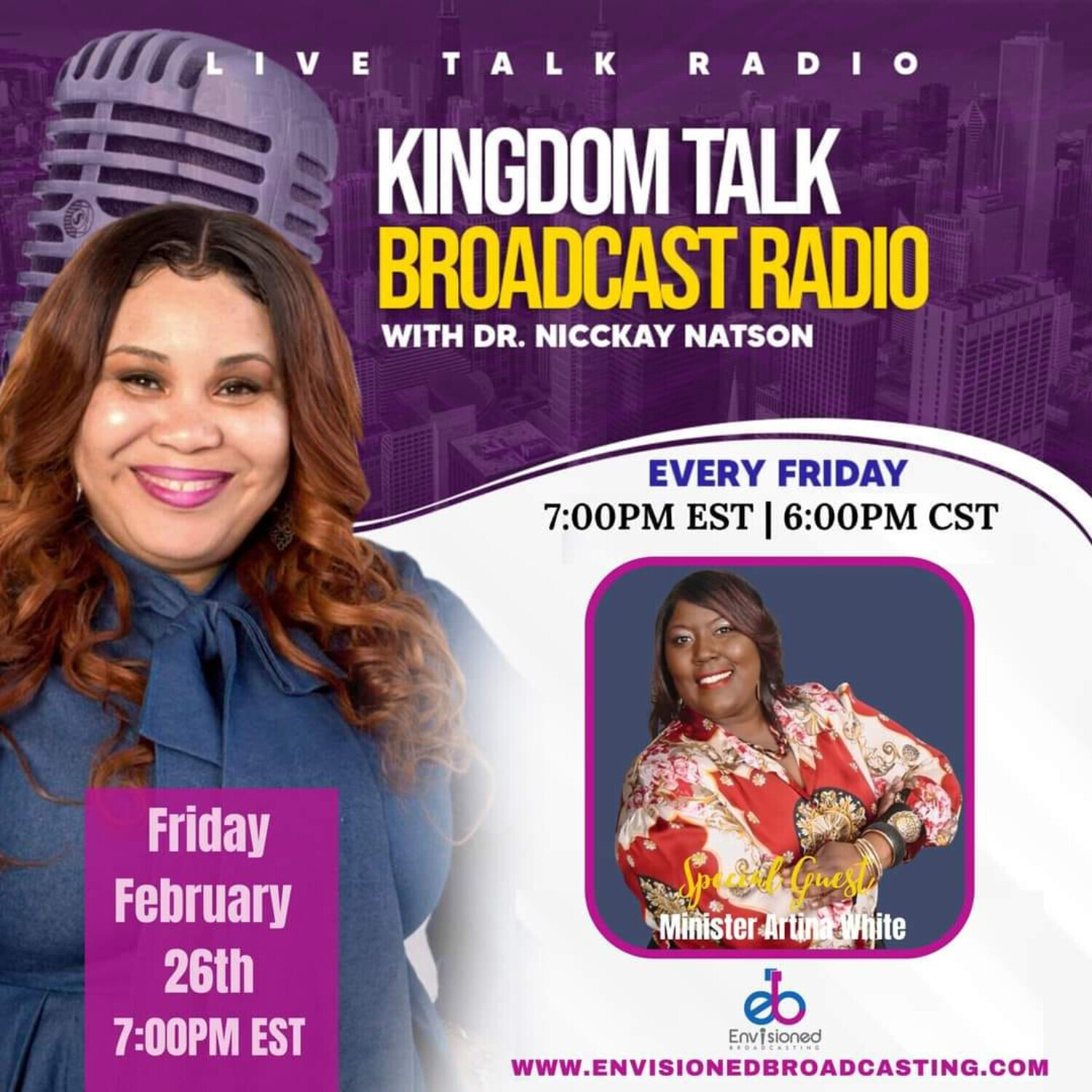 Kingdom Talk Broadcast Radio with Dr. Nicckay Natson