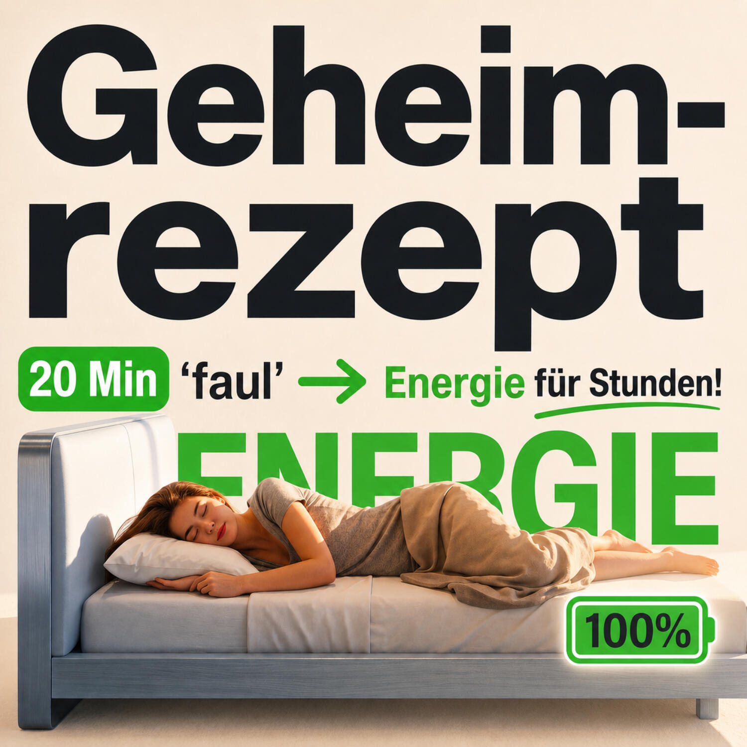 Energie wie ein Weltrekordler: 20 Minuten PowerNap mit "Clever-faul-System" episode artwork